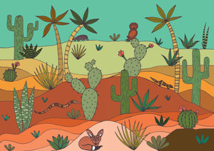 Woestijn poster (diverse maten)