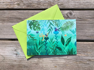 Tropische postkaart - groen